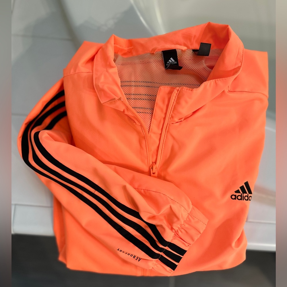 Adidas Men's 3-Stripes Jacket, Size XL - Picture 2 of 4